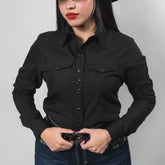 Blusa Doble Erre Lisa Negro 003